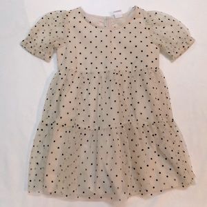 Toddler Dress Tiered Tulle Polka Dot GAP